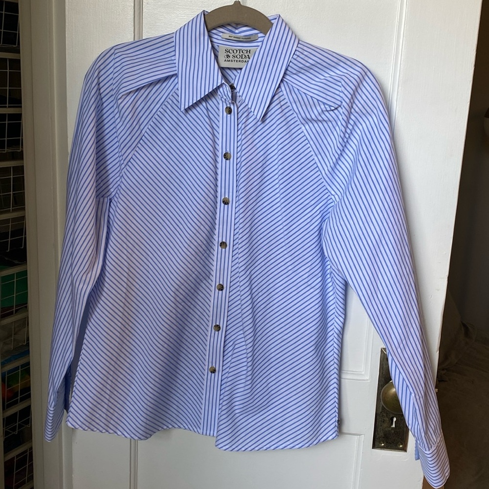 Scotch and Soda stripped oxford